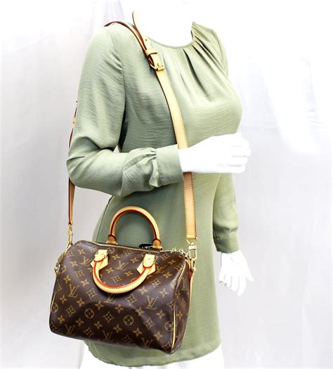 louis vuitton monogram speedy 25 bandouliere|louis Vuitton Speedy 30 measurements.